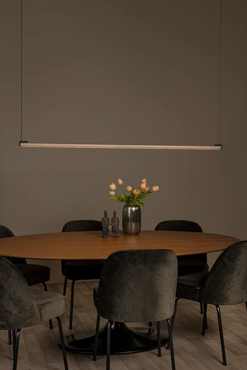 Lucide BRAGA - Pendelleuchten - LED Dim. - CCT - 1x36W 2700K/4000K - Hand-Bewegungssensor - Kaffee | Premium - Atmosphäre 2